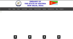 Desktop Screenshot of eritreaembindia.com