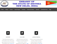 Tablet Screenshot of eritreaembindia.com